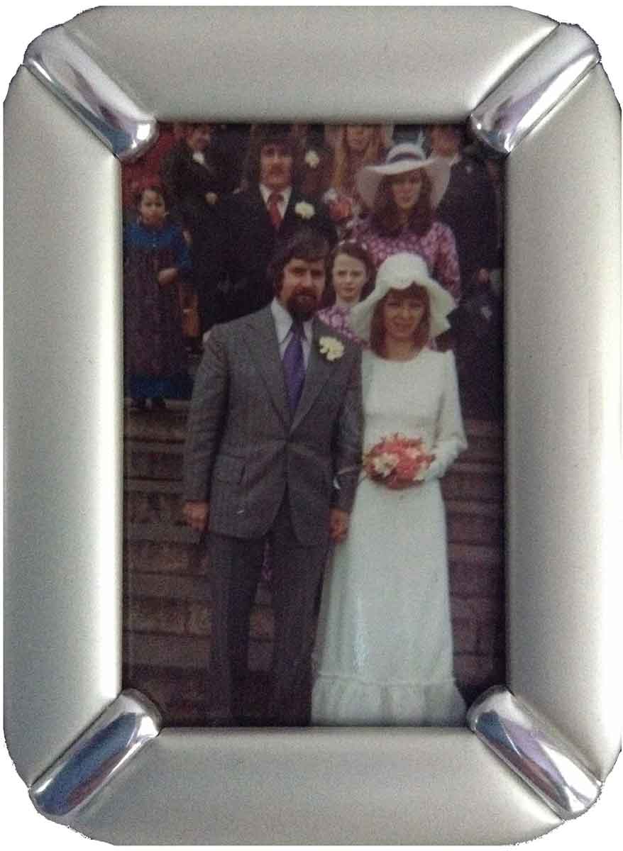 My parents on their wedding day in Dublin (1974)