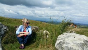 Grounding: Aoibheann at the Hag's Chair, Boyne Valley, Co. Meath