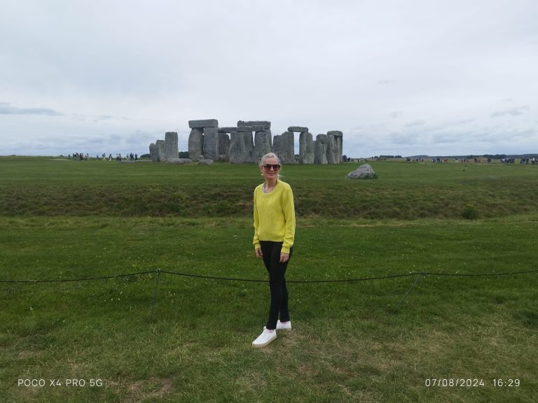 Aoibheann at Stonehenge